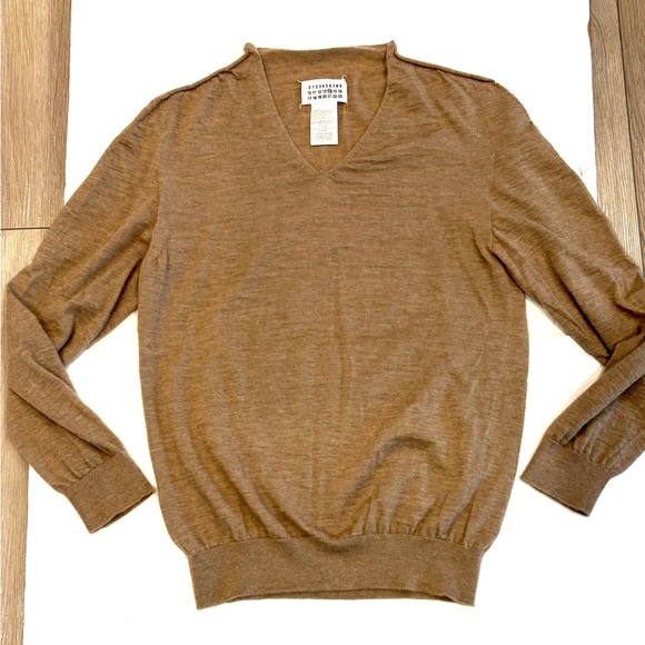 Maison Margela Women V neck cashmere jumper Made in Italy - Picture 8 of 14